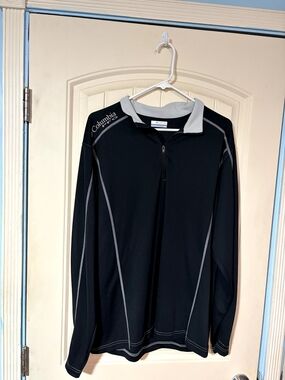 Columbia Men's Black Quarter-Zip Performance Pull Over